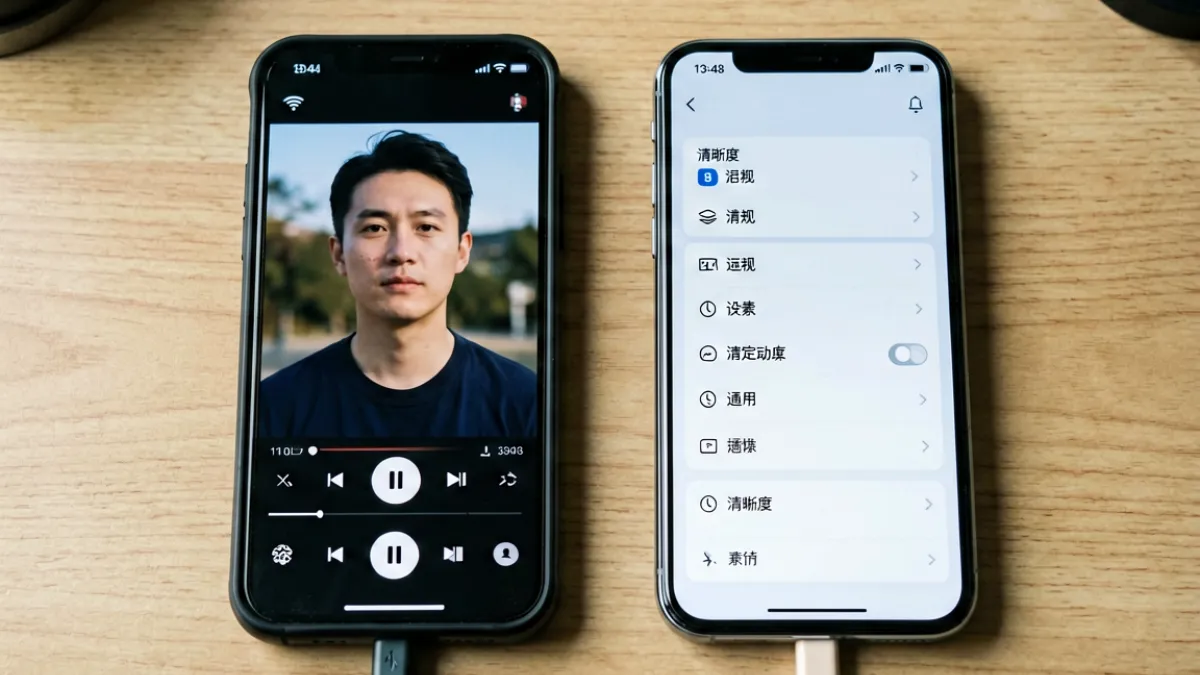 用户在不同网络环境下测试成人抖音视频流畅度，对比Wi-Fi与移动流量的画质差异
